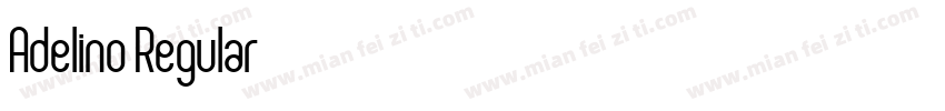Adelino Regular字体转换